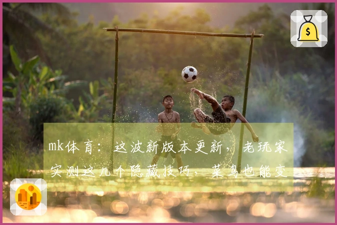 mk体育：这波新版本更新，老玩家实测这几个隐藏技巧，菜鸟也能变大神